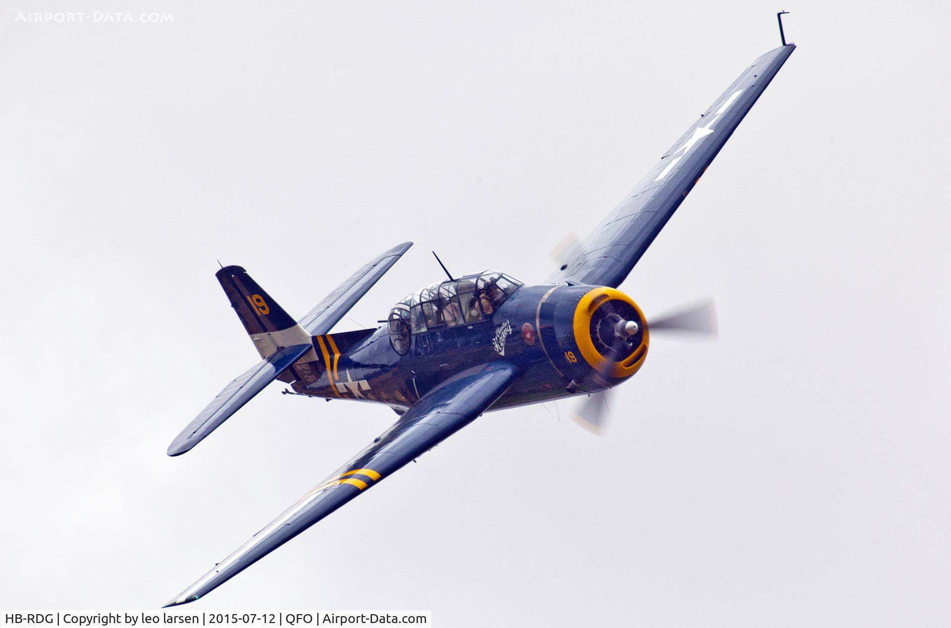 HB-RDG, 1945 Grumman TBM-3R Avenger C/N 3381, Duxford 12.7.2015