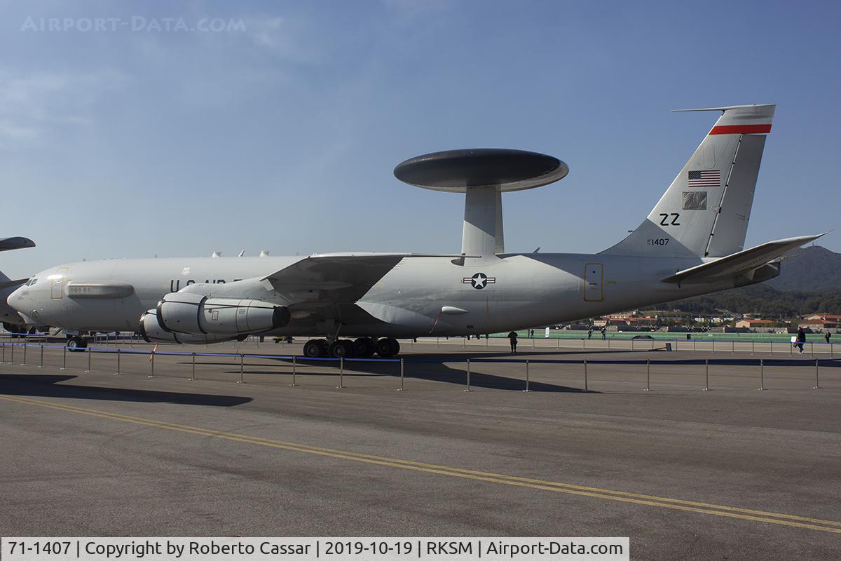 71-1407, Boeing E-3B Sentry C/N 20518, Seoul ADEX 2019