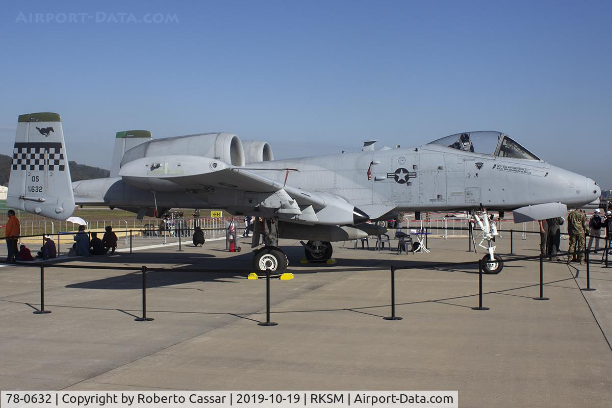 78-0632, 1978 Fairchild Republic A-10A Thunderbolt II C/N A10-0252, Seoul ADEX 2019