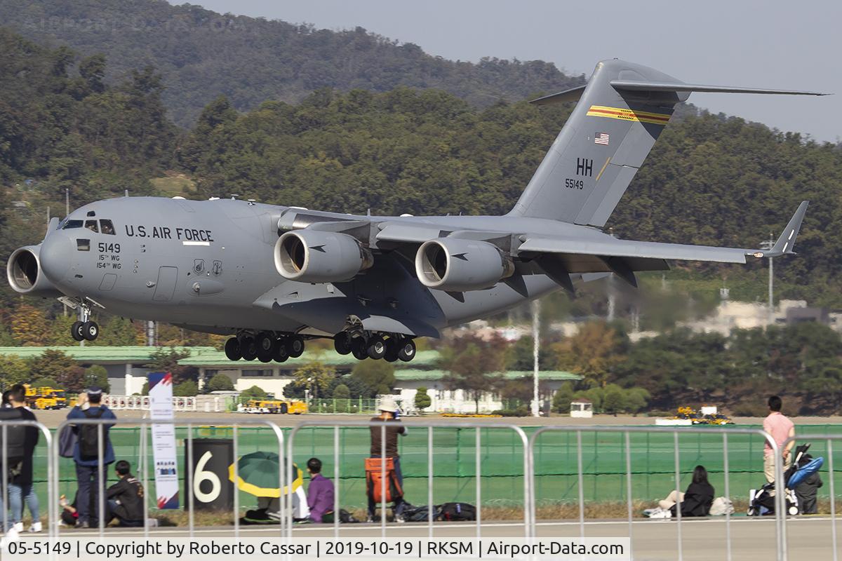 05-5149, 2005 Boeing C-17A Globemaster III C/N P-149, Seoul ADEX 2019