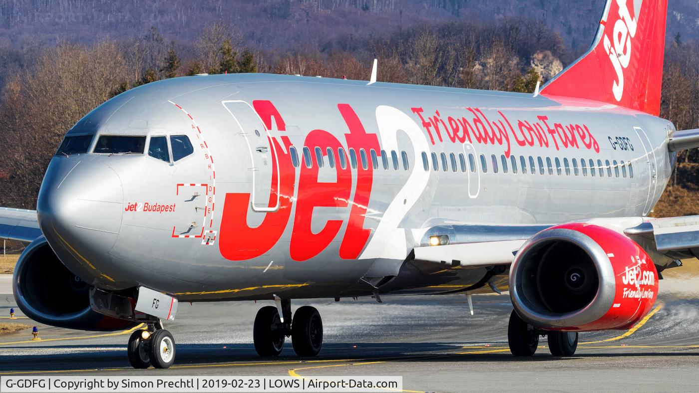 G-GDFG, 1997 Boeing 737-36Q C/N 28658, G-GDFG @ Salzburg Airport