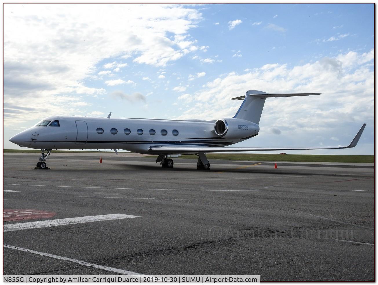 N855G, 2006 Gulfstream Aerospace GV-SP (G550) C/N 5118, Landed at SUMU