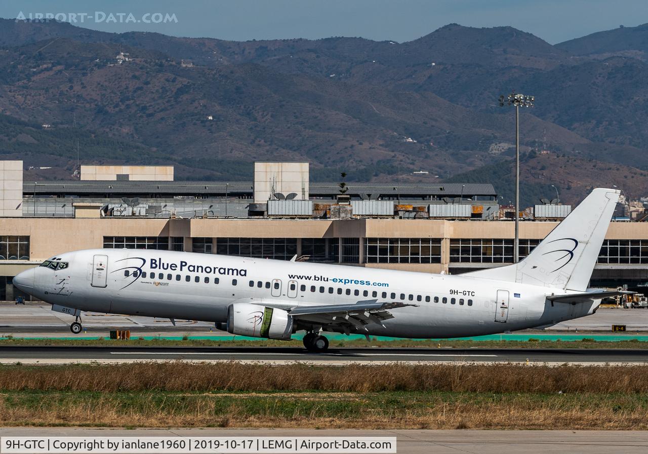 9H-GTC, 1992 Boeing 737-430 C/N 27001, Blue Panorama at Malaga