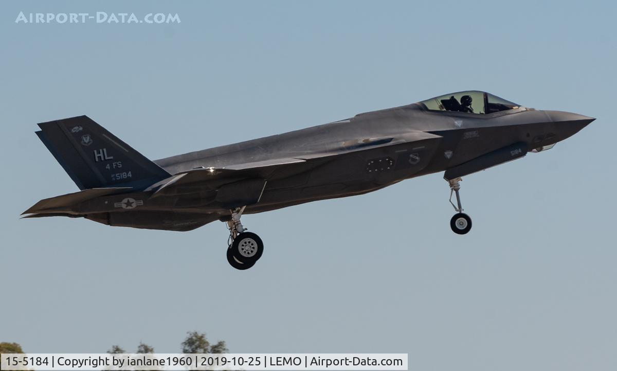 15-5184, Lockheed Martin F-35A Lightning II C/N AF-159, Hill Air Force Base F35 arriving at Moron Air Base