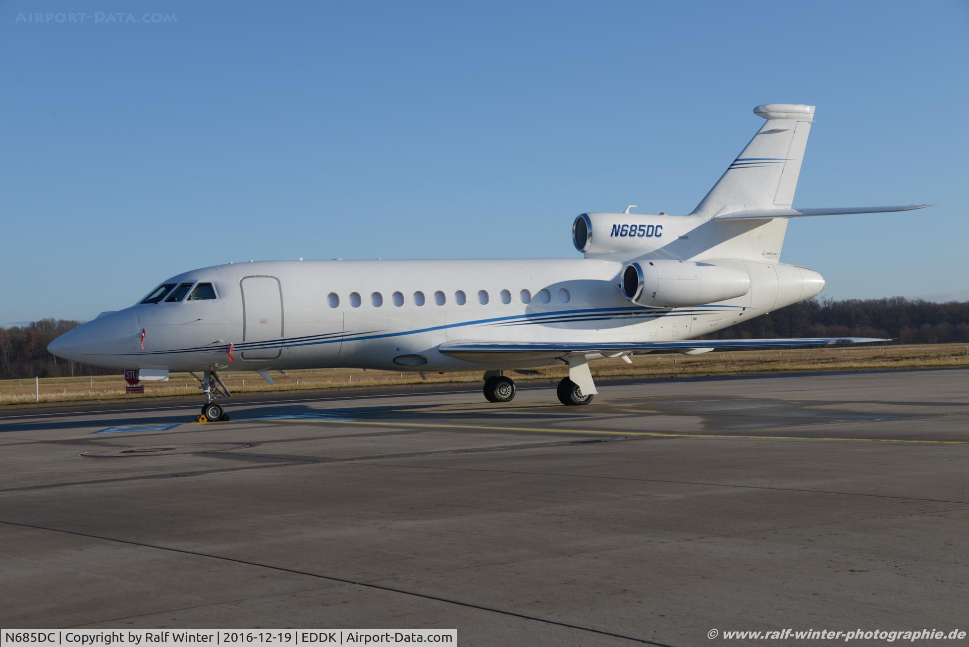 N685DC, 2010 Dassault Falcon 7X C/N 93, Dassault Falcon 7X - Bank of Utah - 93 - N685DC - 19.12.2016 - CGN