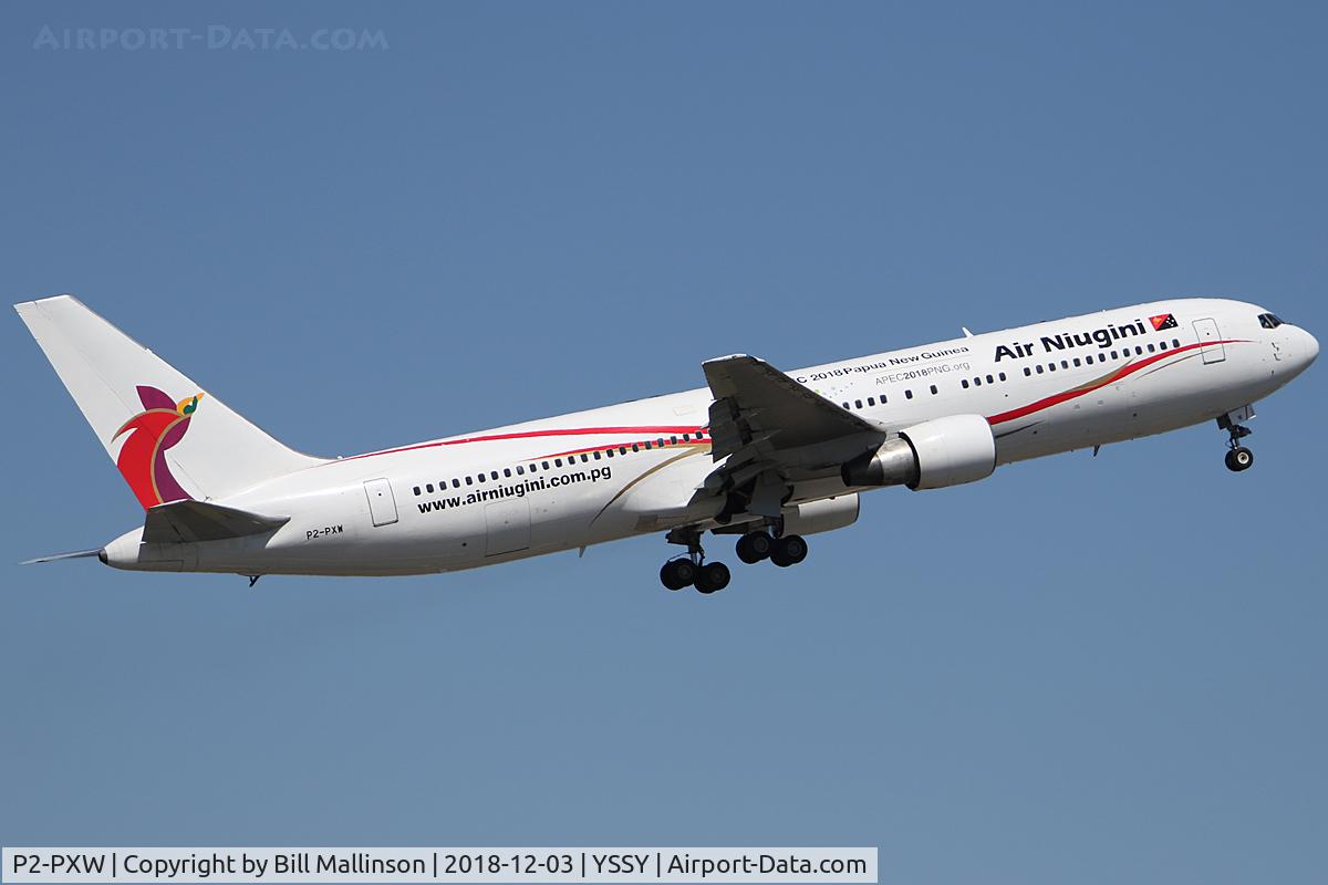 P2-PXW, 1991 Boeing 767-383/ER C/N 25365, home to POM