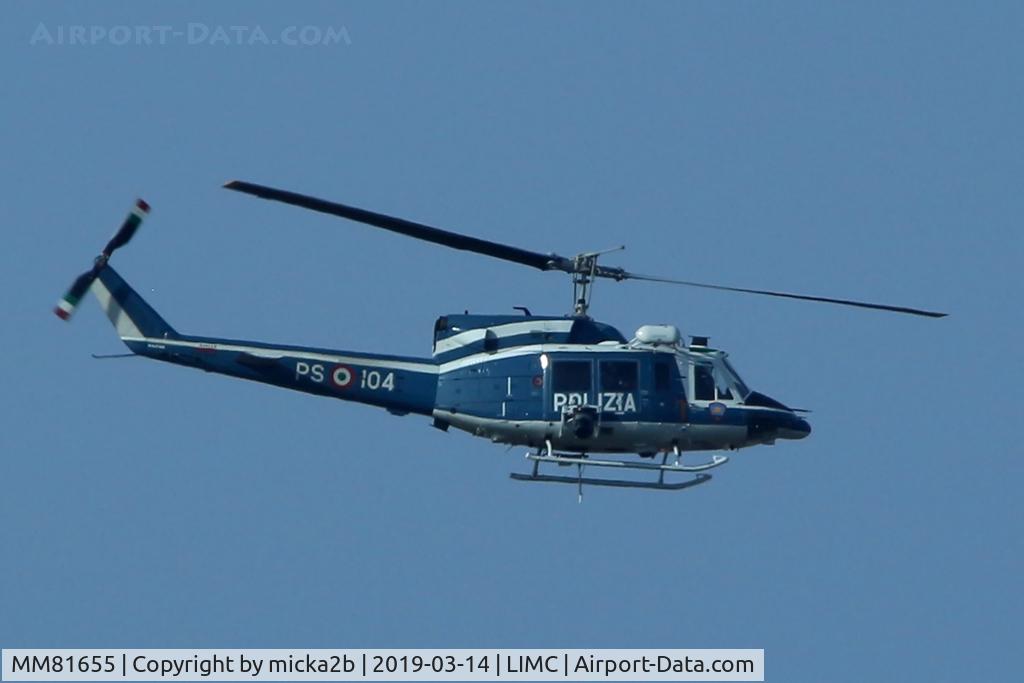 MM81655, Agusta AB-412 C/N 5845, In flight