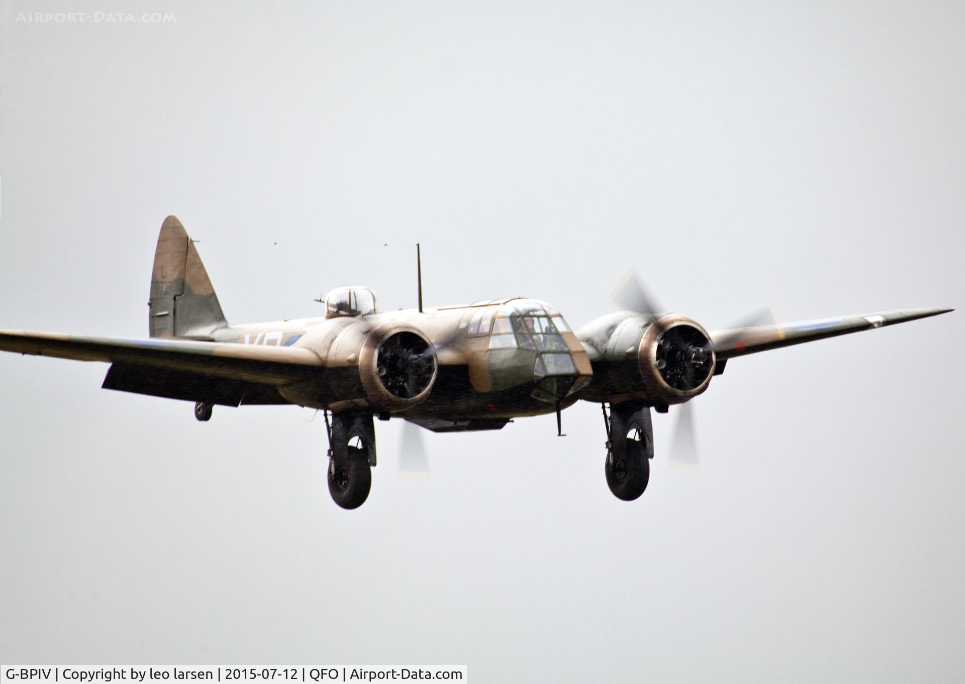 G-BPIV, 1943 Bristol 149 Bolingbroke Mk.IVT C/N 10201, Duxford 12.7.2015