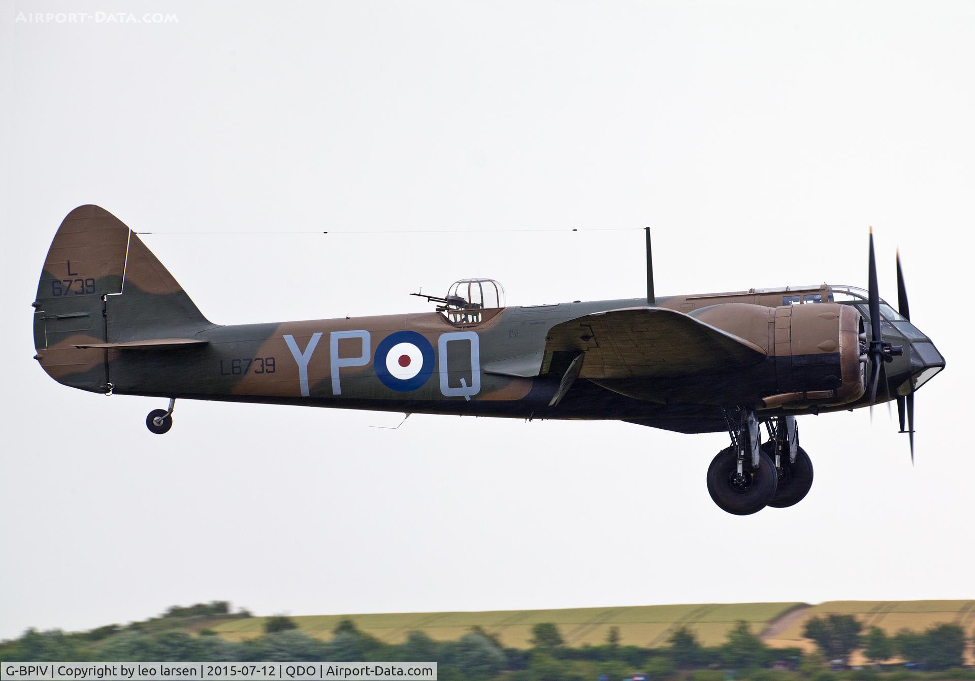G-BPIV, 1943 Bristol 149 Bolingbroke Mk.IVT C/N 10201, Duxford 12.7.2015