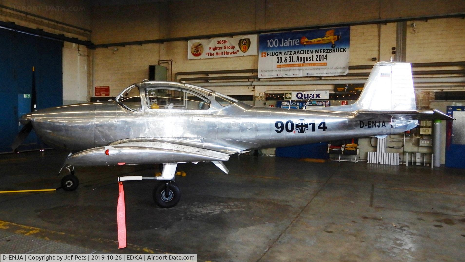 D-ENJA, 1958 Focke-Wulf FWP-149D C/N 024, Ex Luftwaffe 90+14 at Aachen.