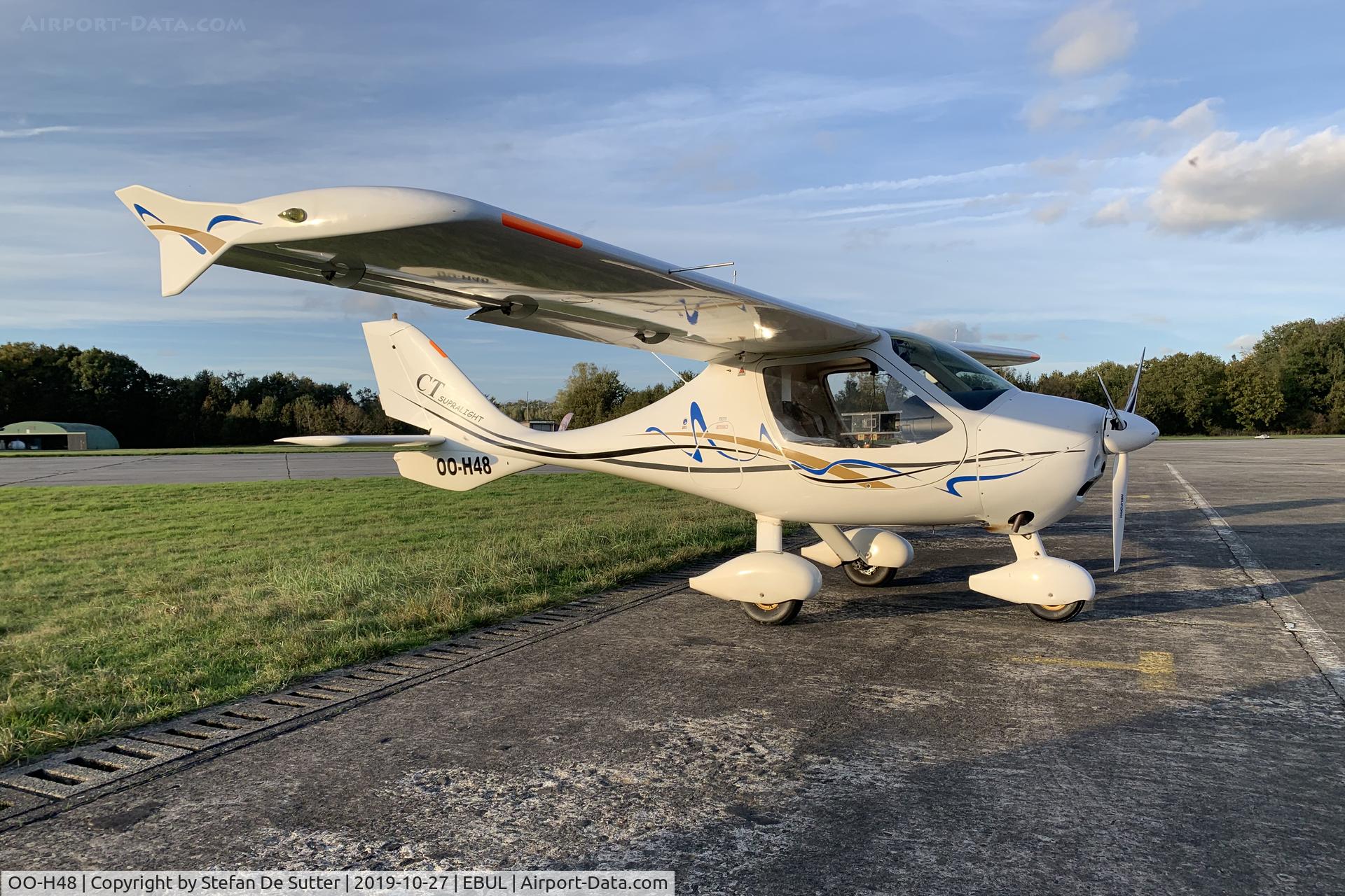 OO-H48, 2011 Flight Design CTSL C/N 10-11-04, Parked @ Vliegclub Ursel