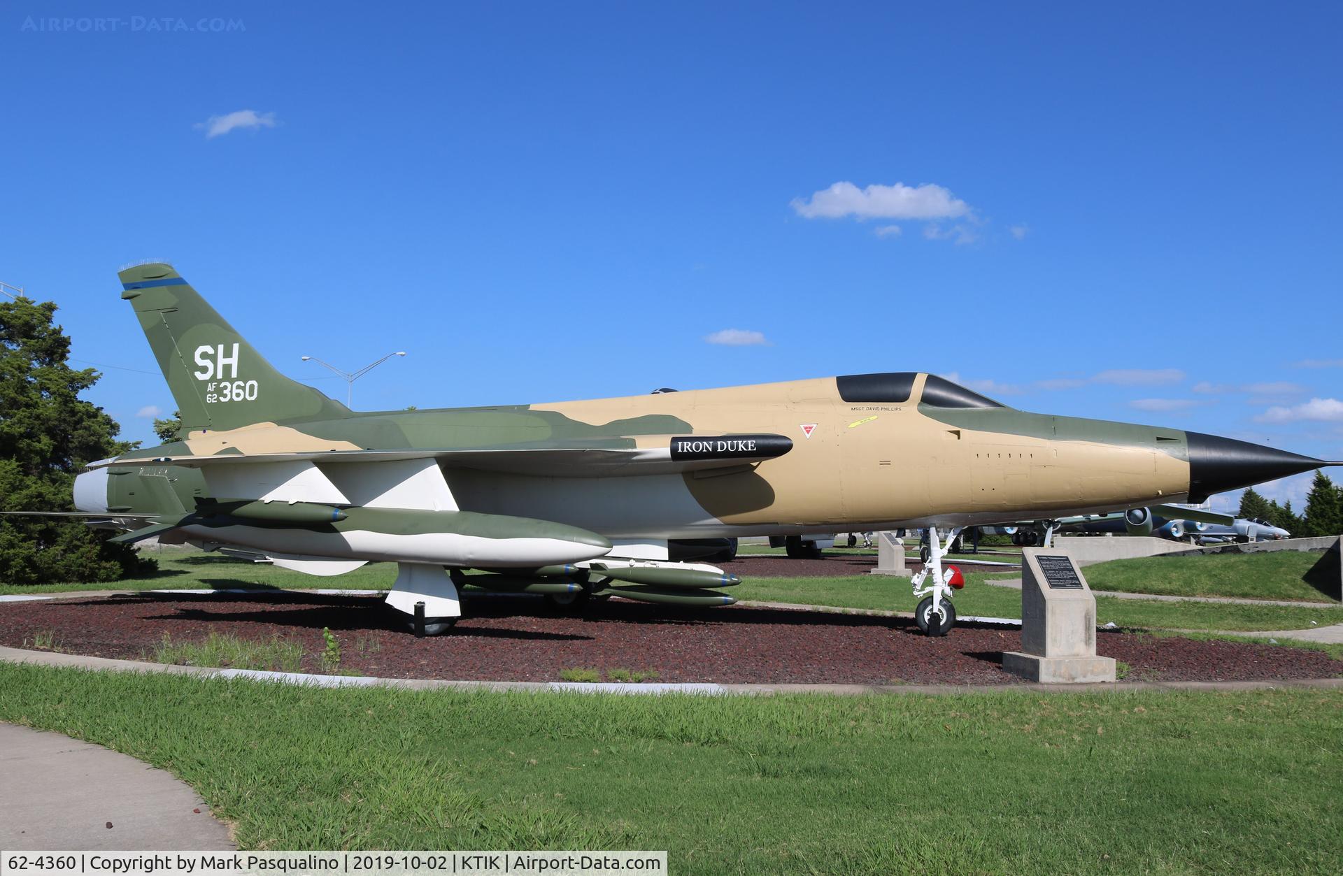 62-4360, 1962 Republic F-105D Thunderchief C/N D559, Republic F-105D