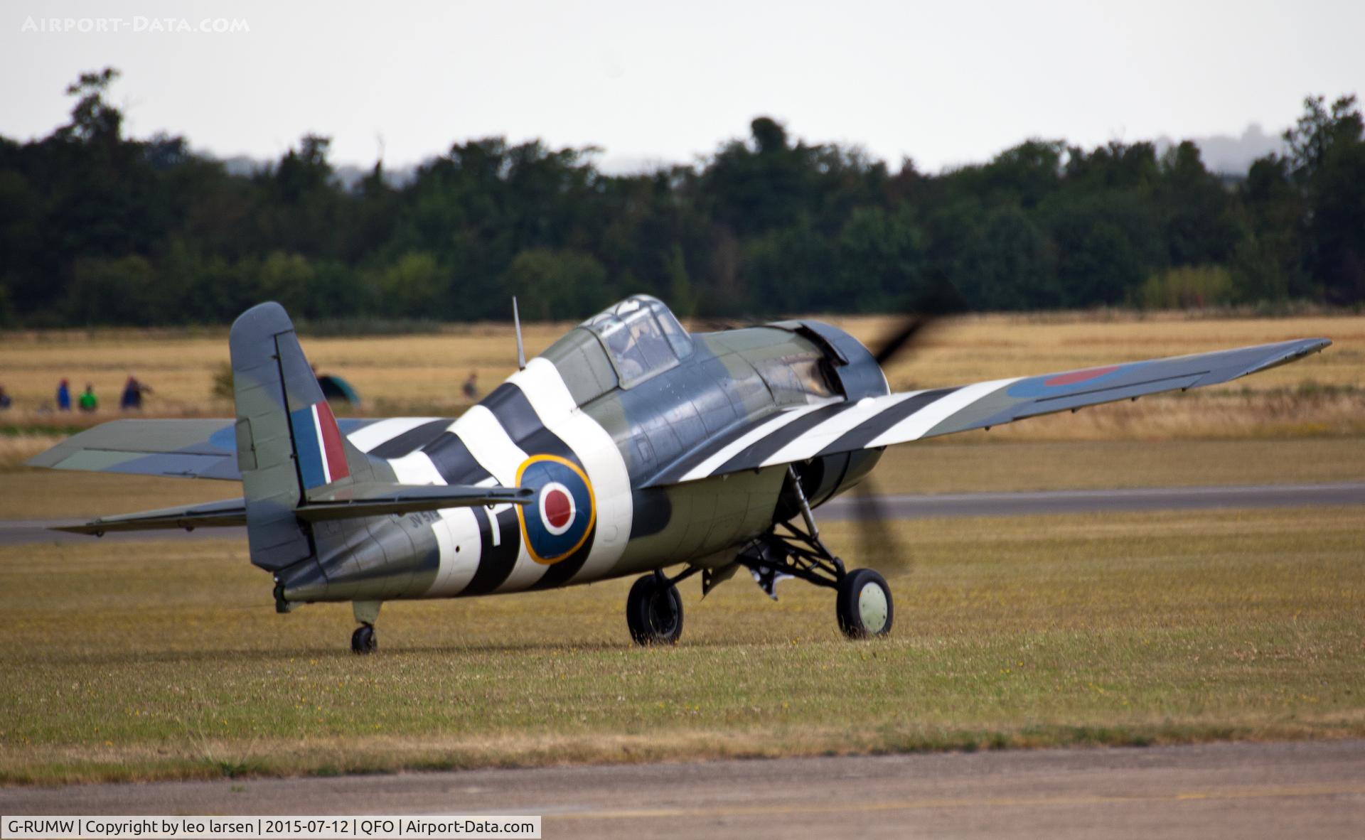 G-RUMW, 1944 General Motors (Grumman) FM-2 Wildcat C/N 5765, Duxford 12.7.2015