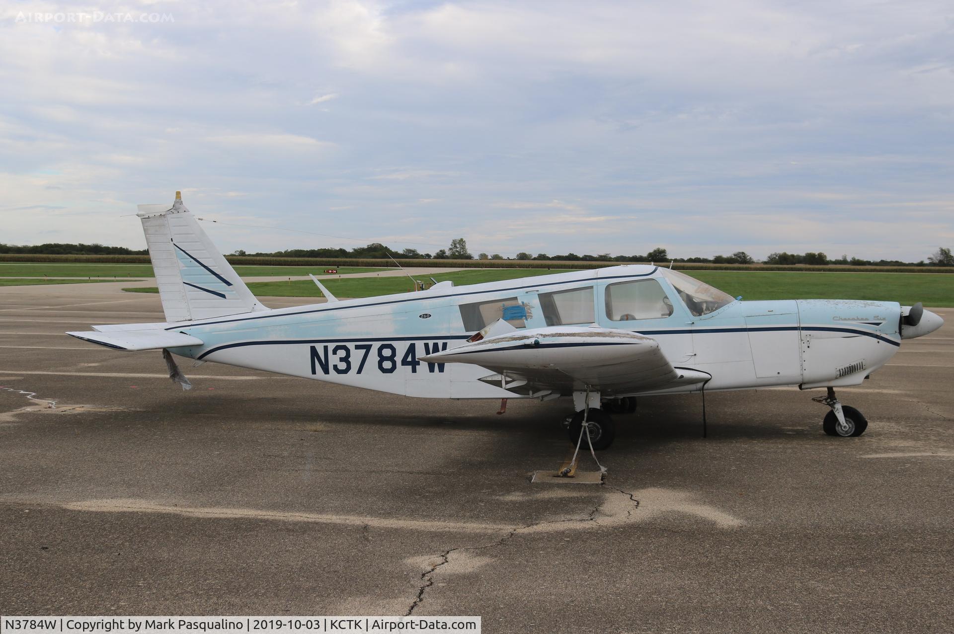 N3784W, 1966 Piper PA-32-260 Cherokee Six C/N 32-707, Piper PA-32-260