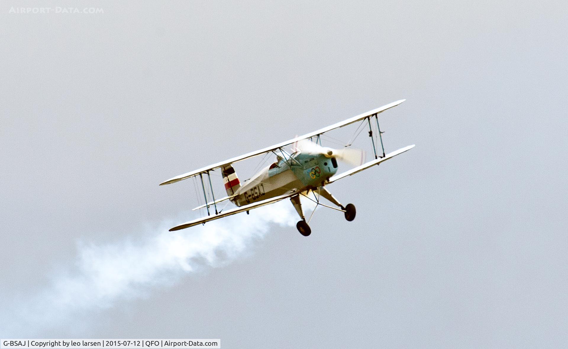 G-BSAJ, 1954 CASA 1-131E Jungmann C/N 2209, Duxford 12.7.2015