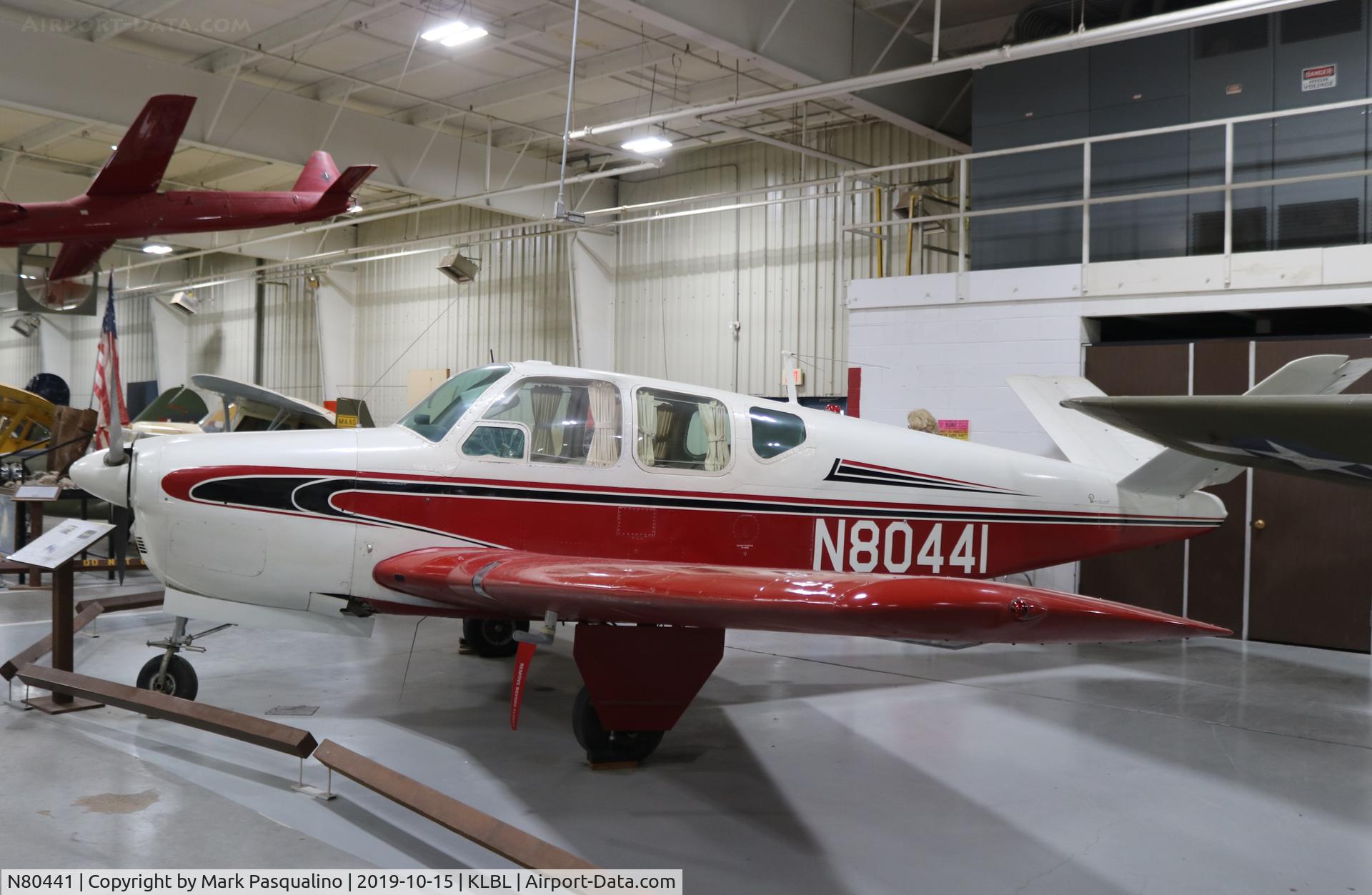 N80441, 1947 Beech 35 Bonanza C/N D-41, Beech 35