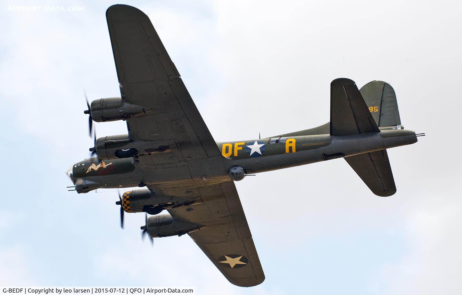 G-BEDF, 1944 Boeing B-17G Flying Fortress C/N 8693, Duxford 12.7.2015