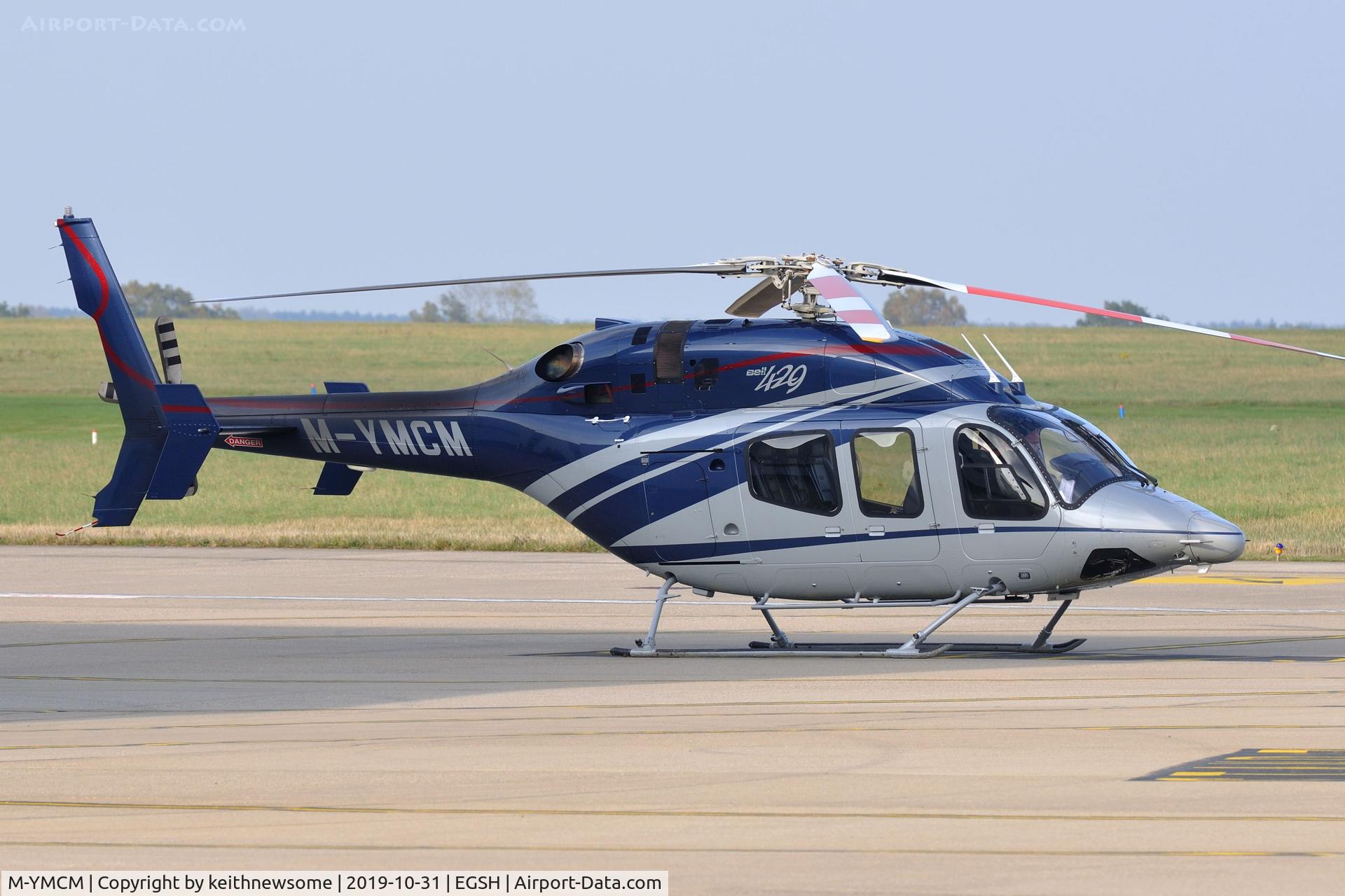 M-YMCM, 2012 Bell 429 GlobalRanger C/N 57107, Nice Visitor.