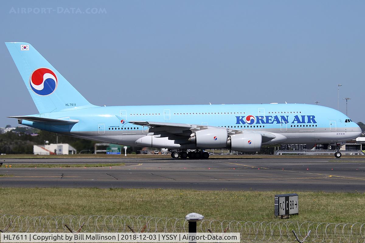 HL7611, 2010 Airbus A380-861 C/N 35, TAXI ON 34L