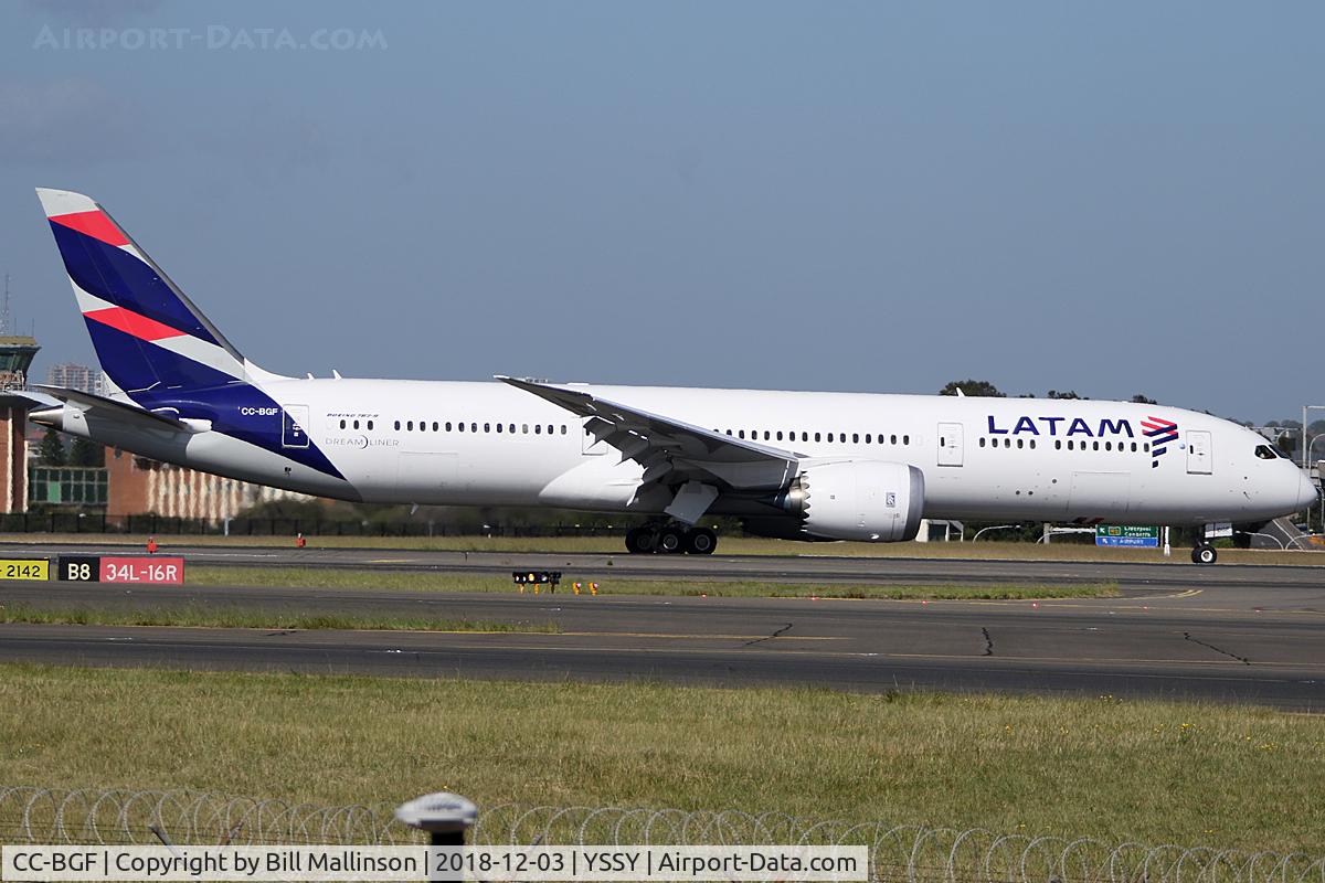 CC-BGF, 2015 Boeing 787-9 Dreamliner Dreamliner C/N 38479, in from SCL via AKL