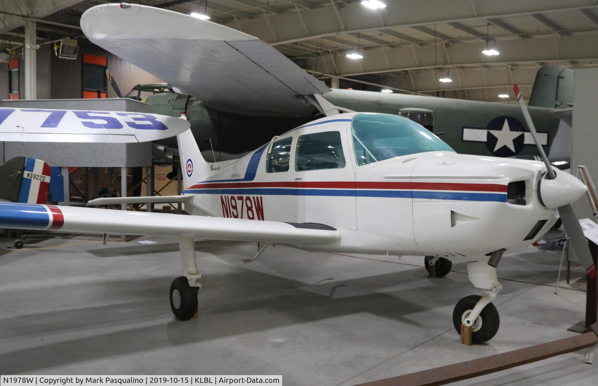 N1978W, 1973 Beech B19 Sport 150 C/N MB-632, Beech B19
