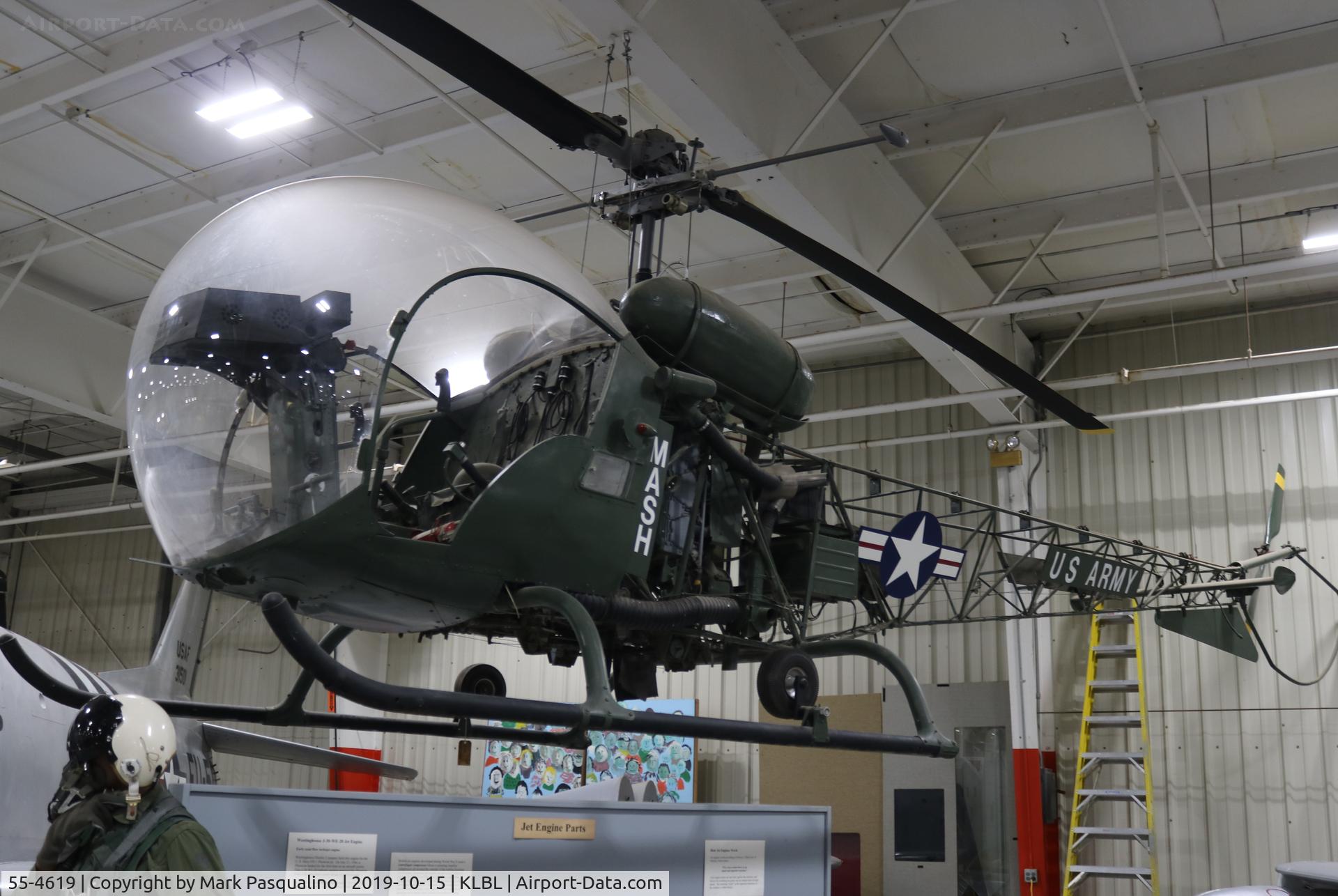 55-4619, Bell OH-13H Sioux C/N 1648, Bell OH-13H