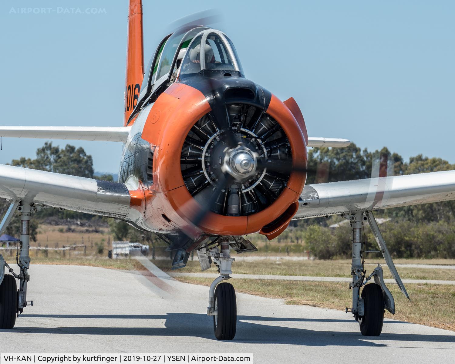 VH-KAN, 1955 North American T-28B Trojan C/N 219-15, VH-KAN North American T-28B Trojan Serpentine airfield 271019