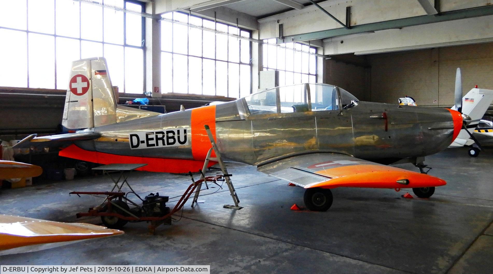 D-ERBU, 1958 Pilatus P3-05 C/N 484-33, Former Swiss Air Force A-846.