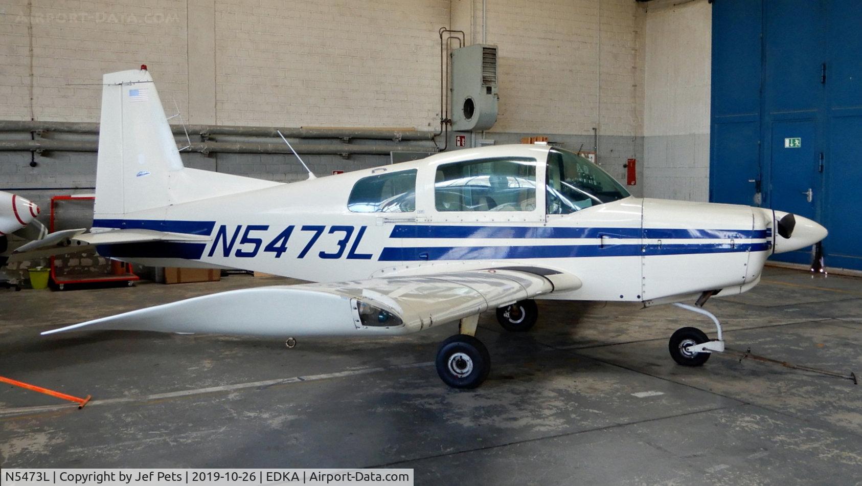 N5473L, 1973 Grumman American AA-5 Traveler C/N AA5-0373, At Aachen.