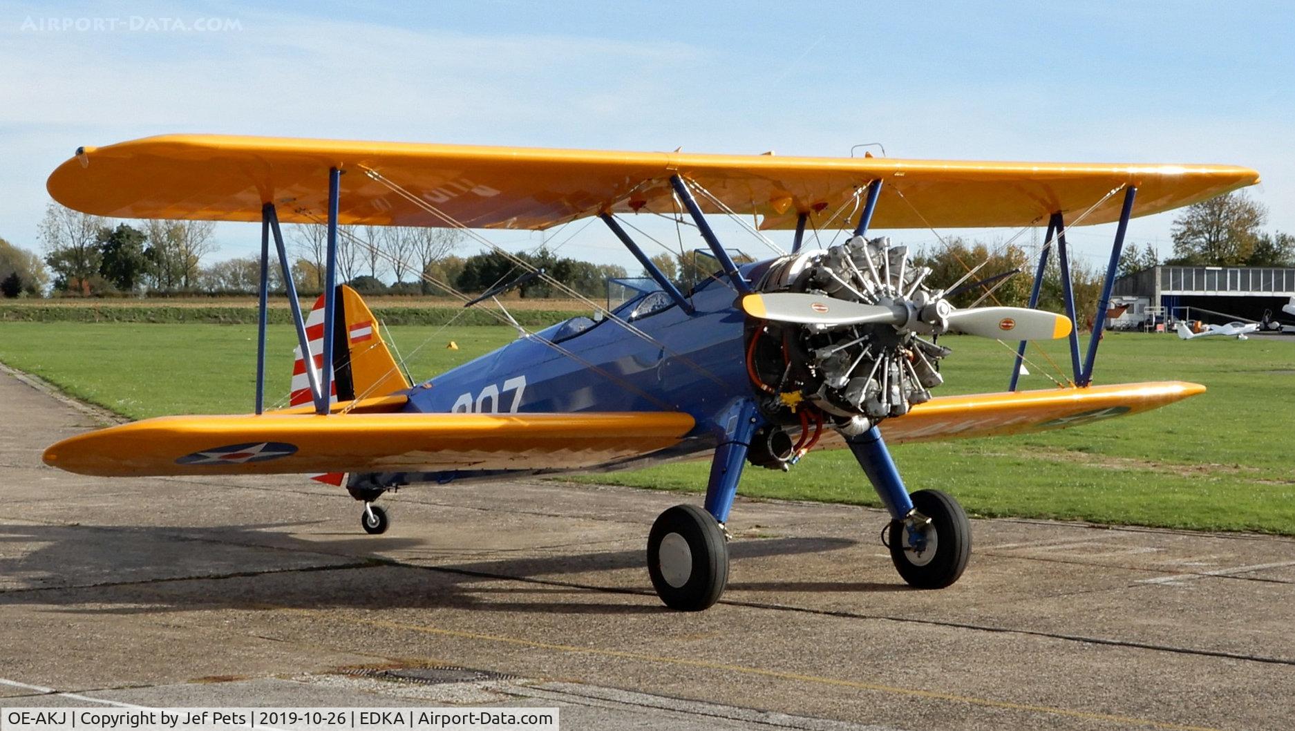 OE-AKJ, 1942 Boeing E75 C/N 75-5601, At Aachen.