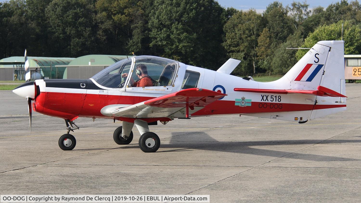 OO-DOG, 1973 Scottish Aviation Bulldog T.1 C/N BH120/204, OO-DOG  Bulldog.