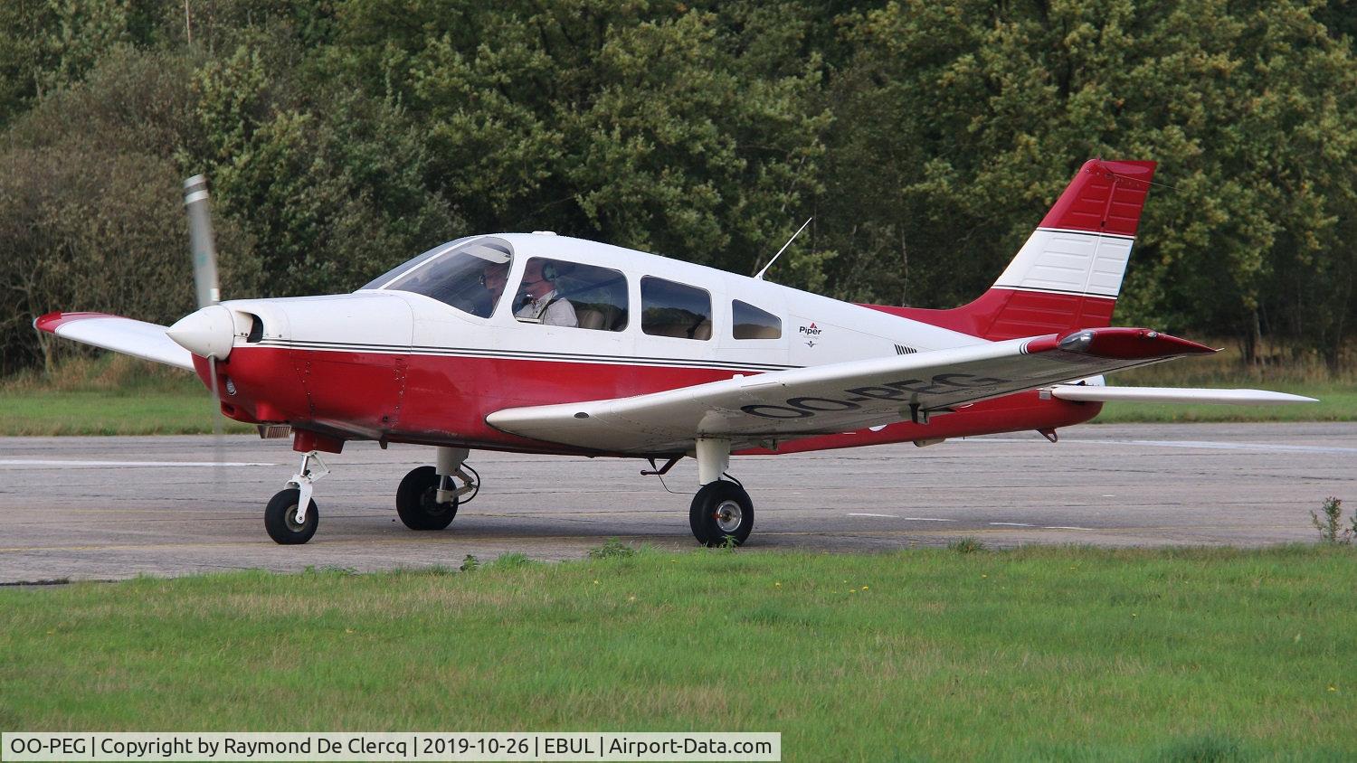 OO-PEG, 2007 Piper PA-28-161 Warrior III C/N 2842281, Visitor at Ursel.