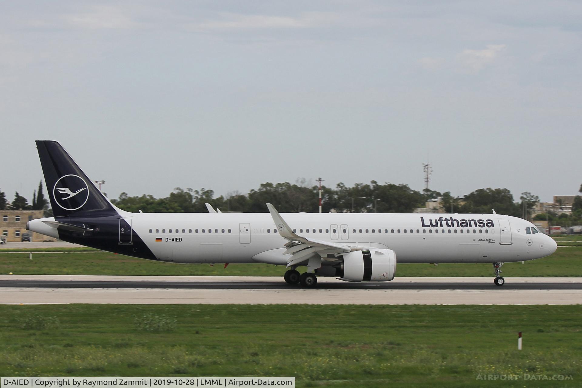 D-AIED, 2019 Airbus A321-271NX C/N 8958, A321Neo D-AIED Lufthansa