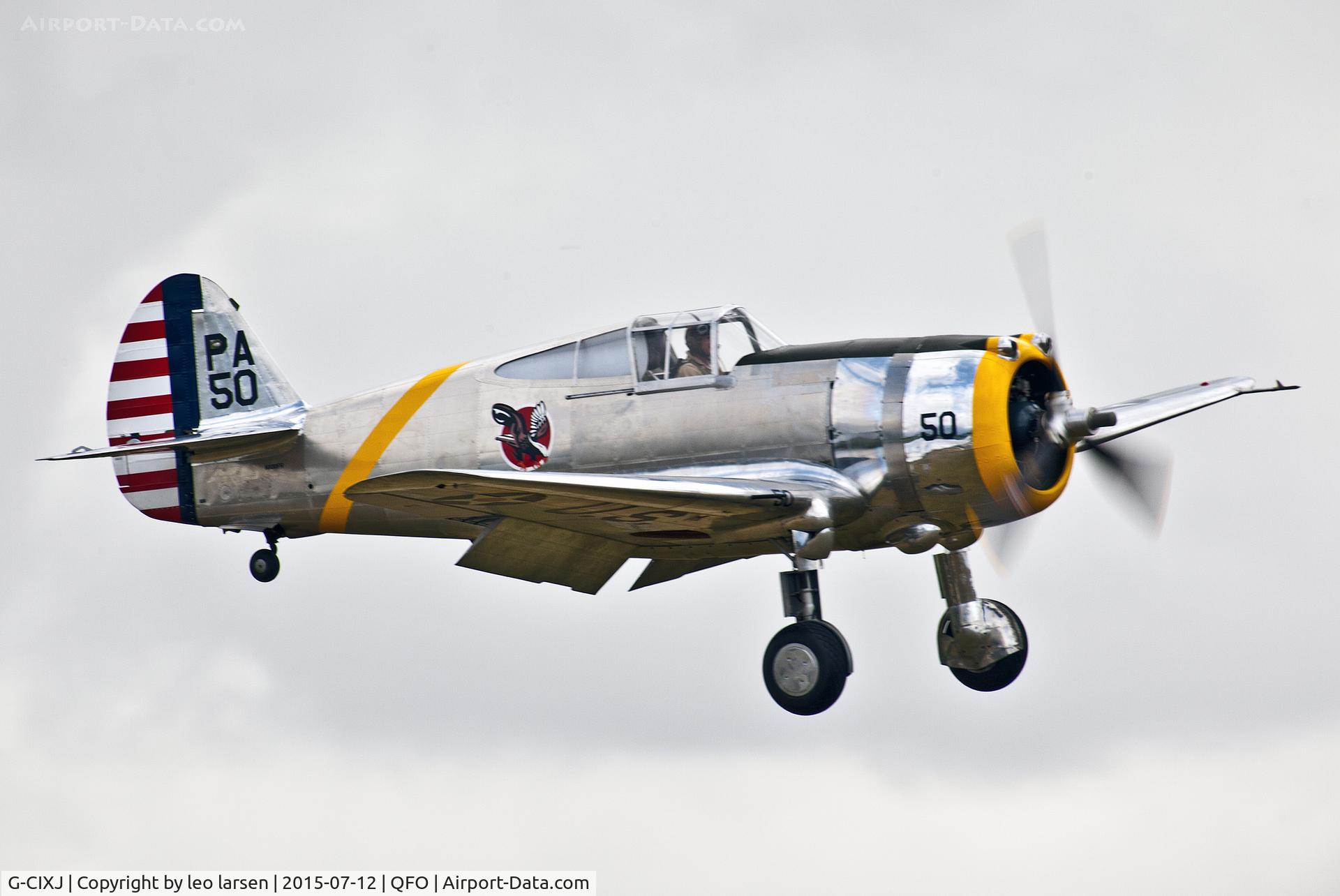 G-CIXJ, 1939 Curtiss P-36C Hawk C/N 38-210, Duxford 12.7.2015