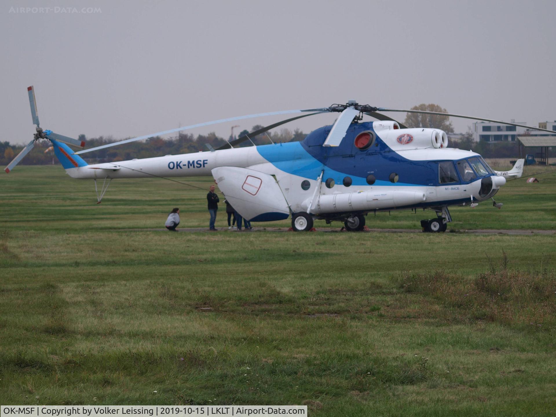 OK-MSF, 1974 Mil Mi-8 MSB C/N 9744312, parking