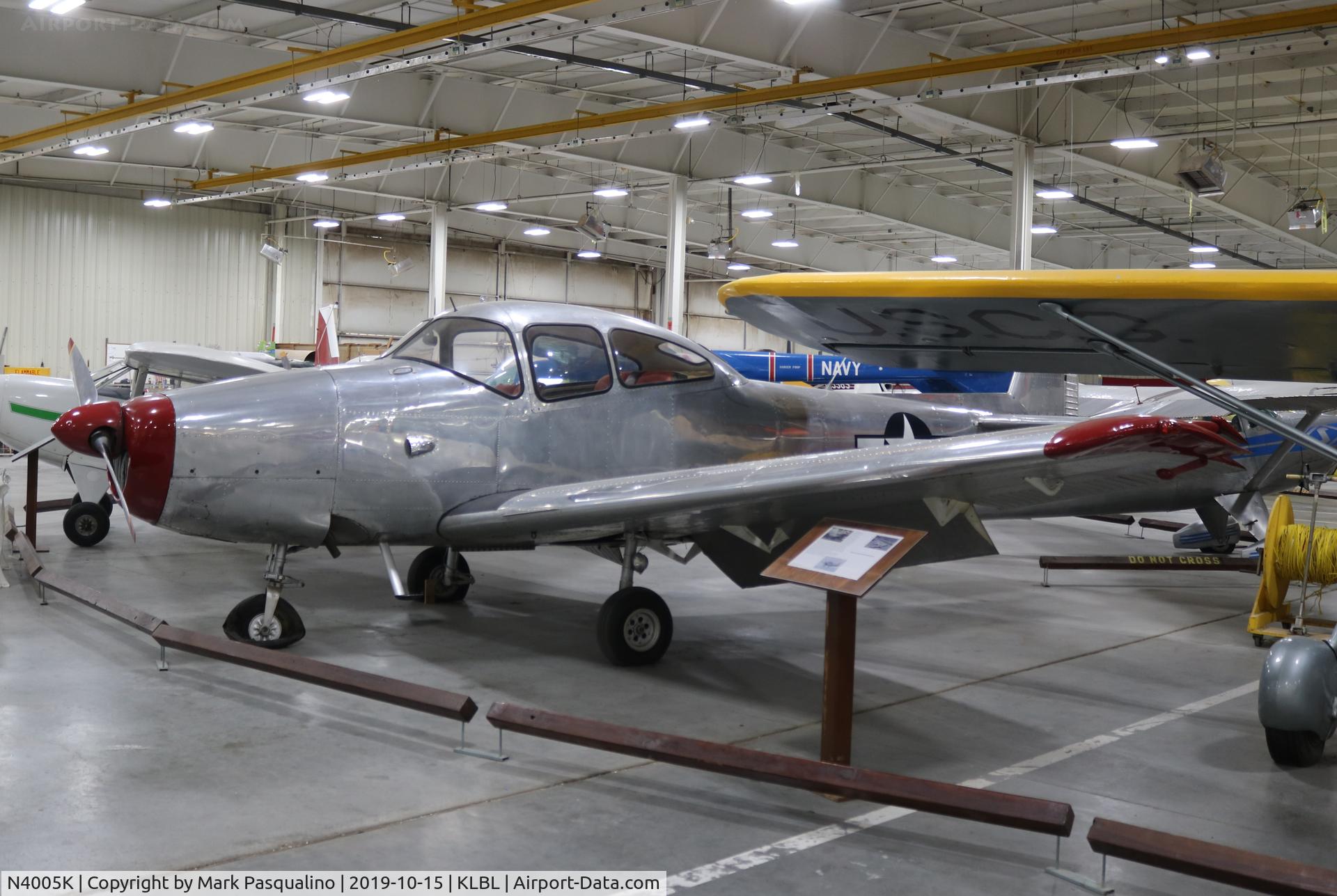 N4005K, 1947 North American Navion (NA-145) C/N NAV-4-1005, North American Navion