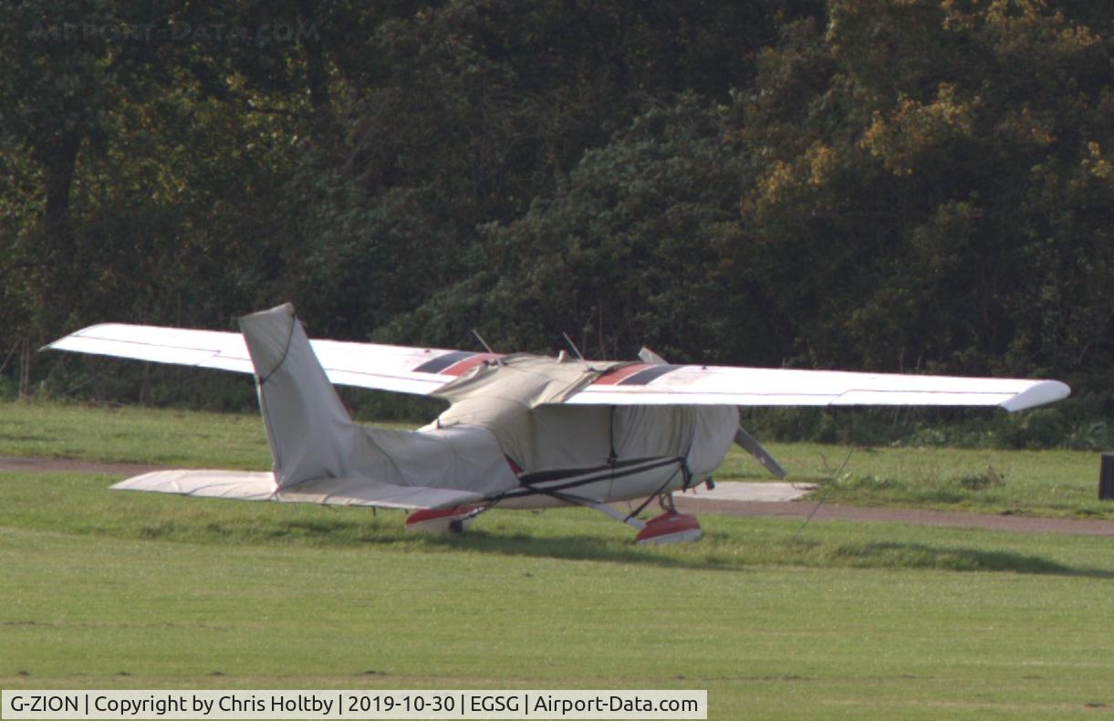 G-ZION, 1972 Cessna 177B Cardinal C/N 17701690, Still parked at Stapleford and covered for the winter