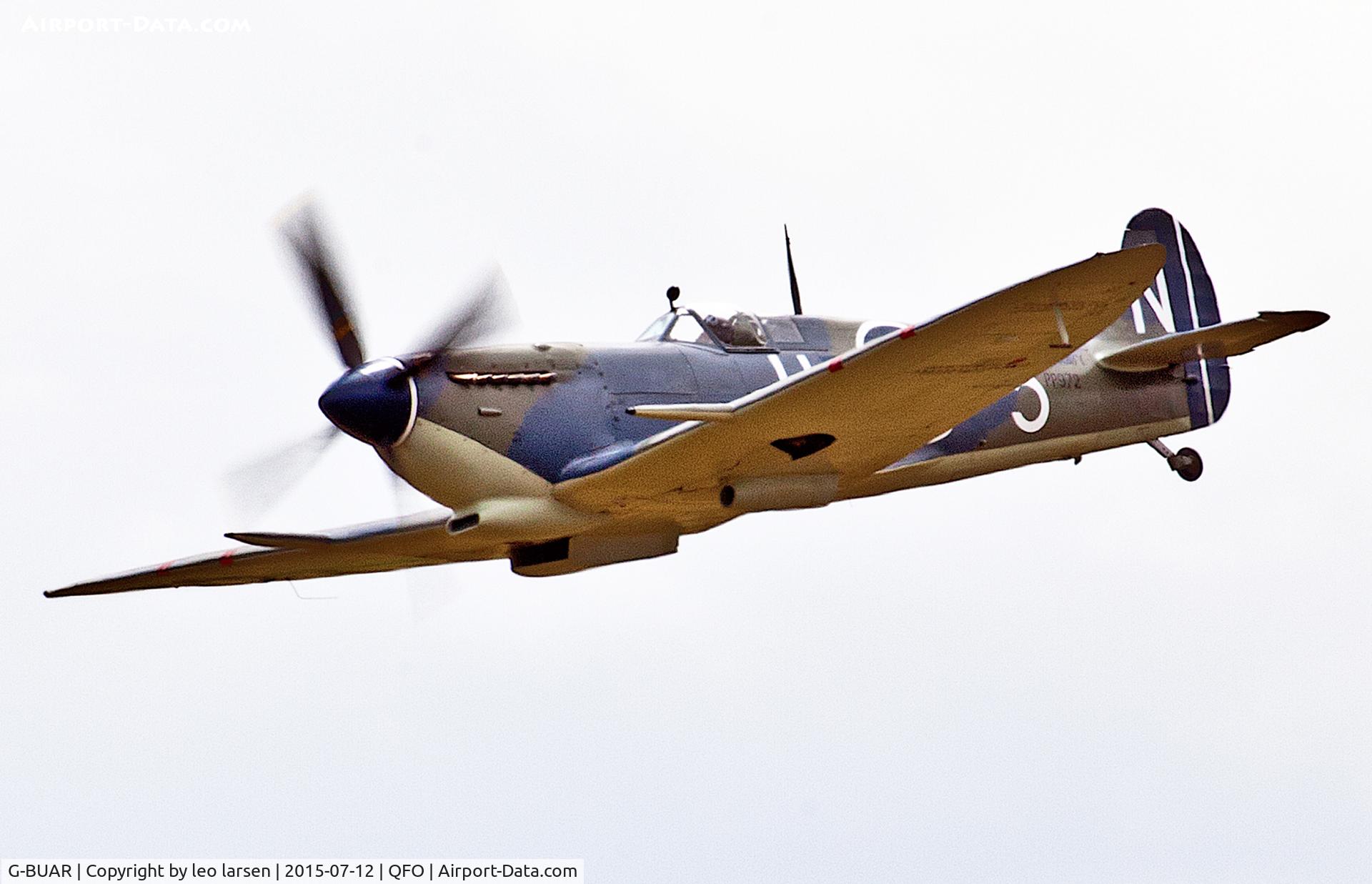 G-BUAR, 1944 Supermarine 358 Seafire LF.III C/N AIR/2605/C23(C), Duxford 12.7.2015