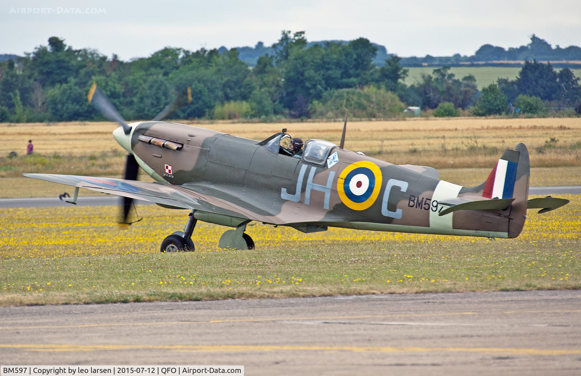 BM597, 1942 Supermarine 349 Spitfire LF.Vb C/N CBAF.2461, Duxford 12.7.2015