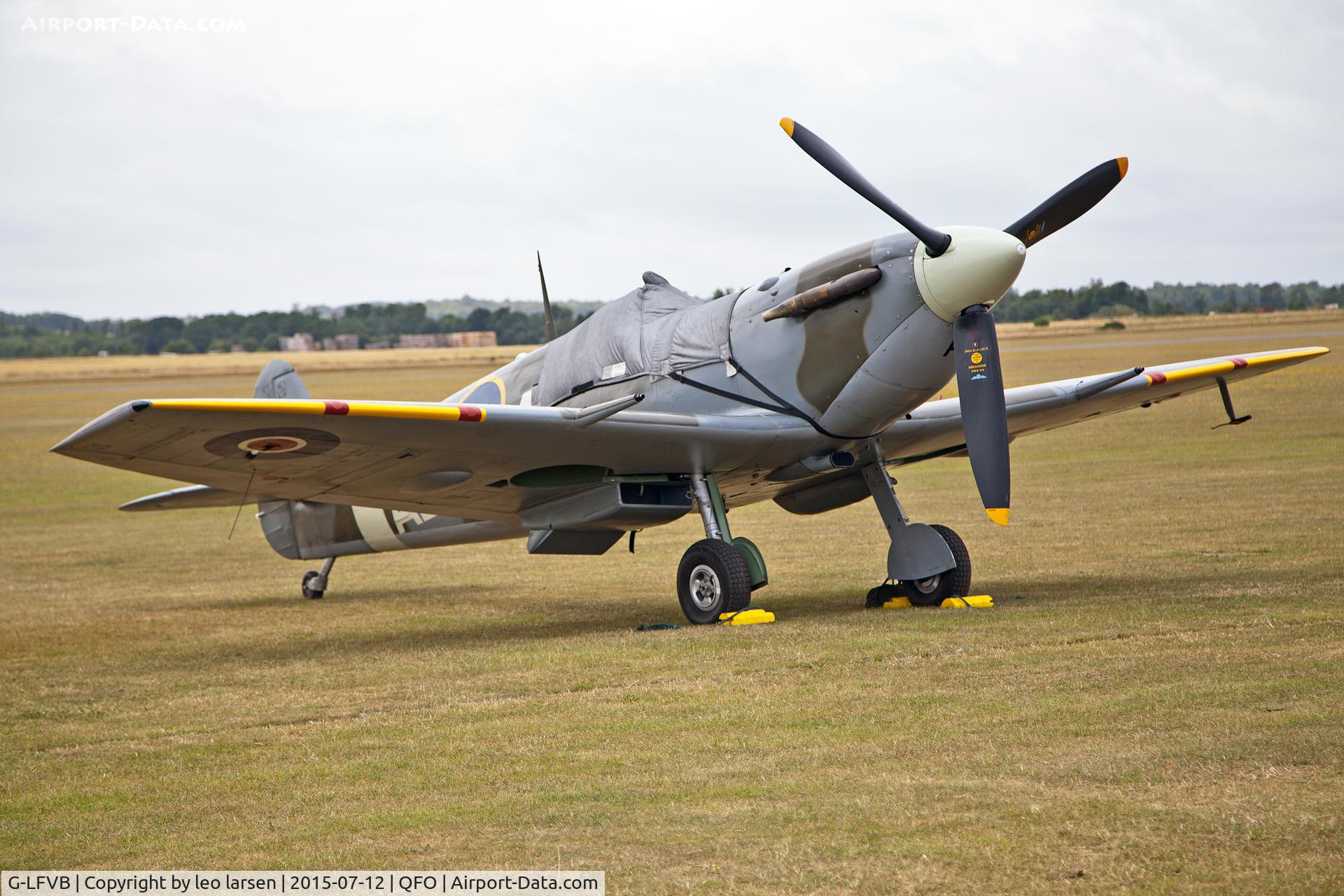 G-LFVB, 1942 Supermarine 349 Spitfire LF.Vb C/N CBAF.2403, Duxford 12.7.2015