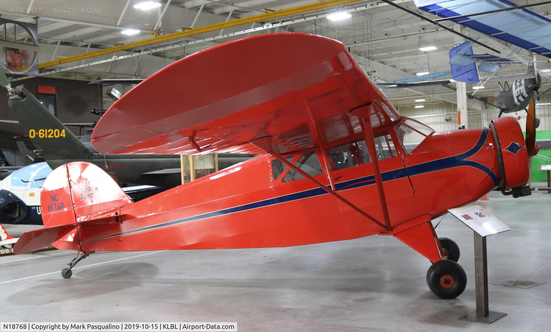 N18768, 1937 Rearwin Sportster 7000 C/N 590-S, Rearwin Sportster 7000