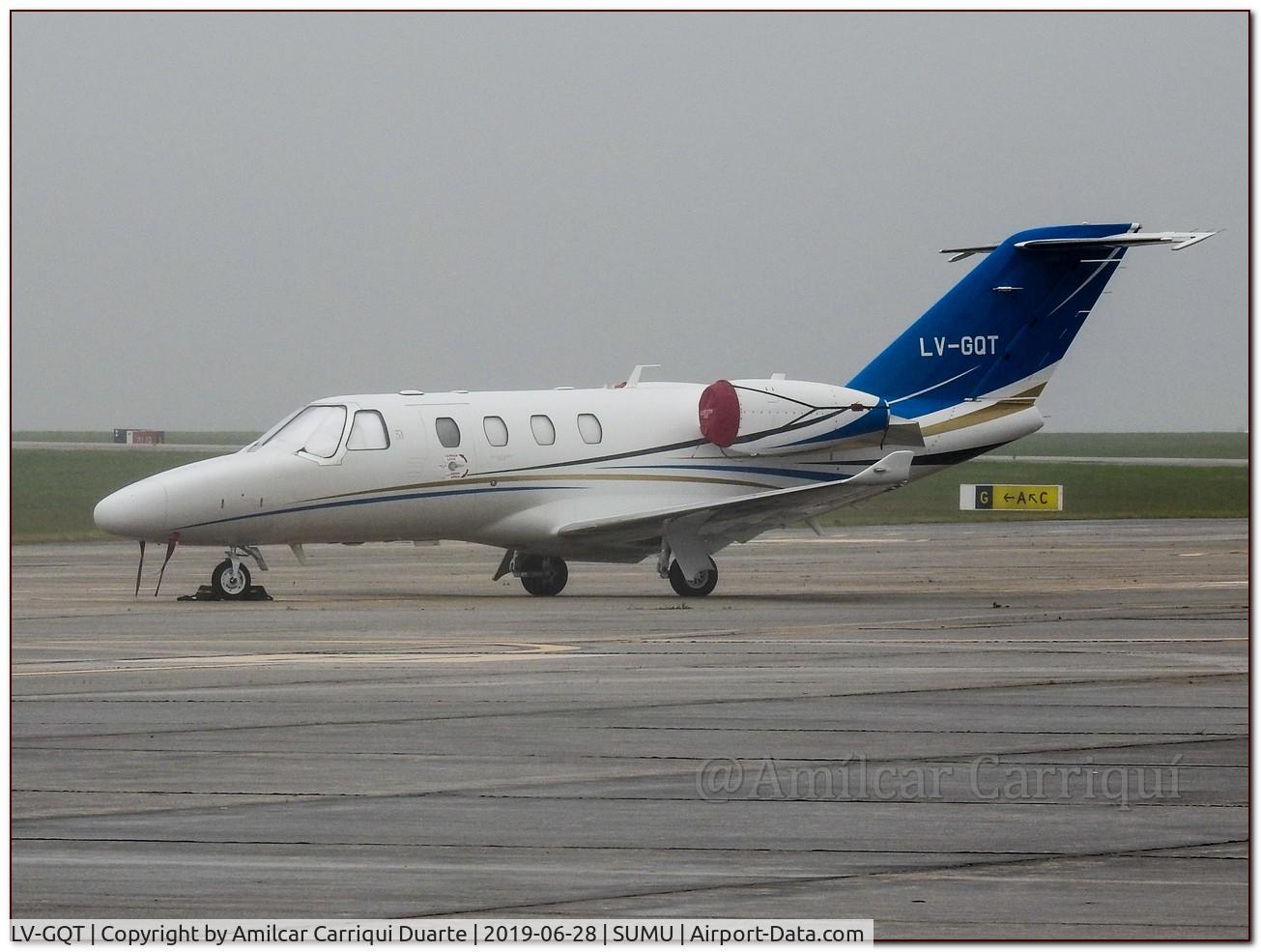 LV-GQT, 2016 Cessna 525 Citation M2 C/N 525-0923, Landed at SUMU