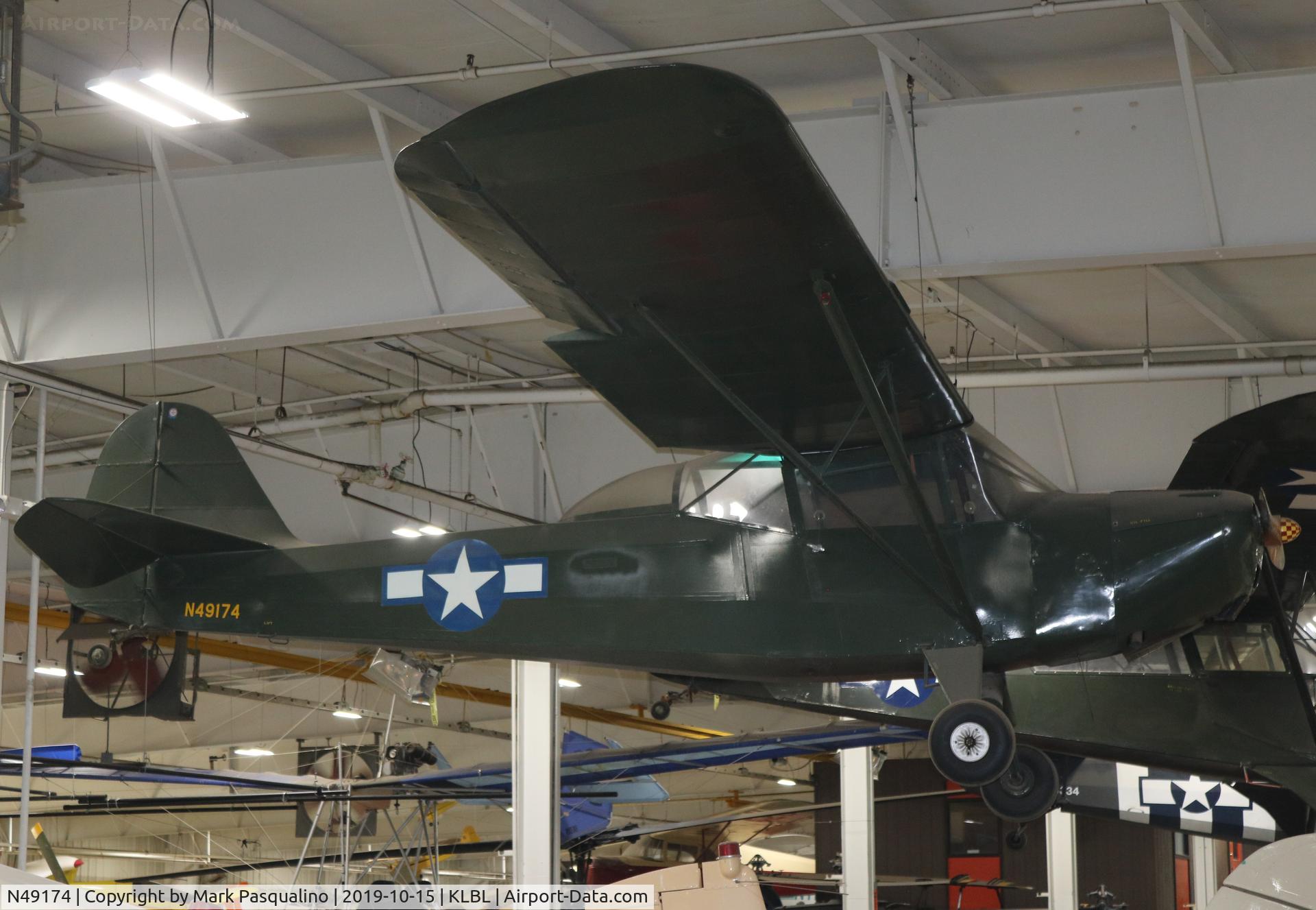 N49174, 1944 Taylorcraft DCO-65 C/N L-5962, Taylorcraft L-2M