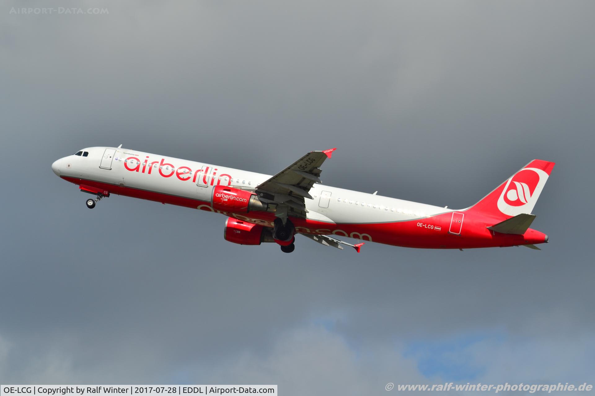OE-LCG, 2003 Airbus A321-211 C/N 1988, Airbus A321-211 - HG NLY Niki Air Berlin Livery - 1988 - OE-LCG - 28.07.2017 - DUS