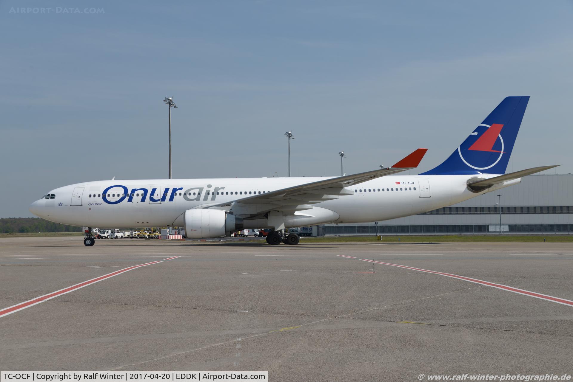 TC-OCF, 2000 Airbus A330-223 C/N 362, Airbus A330-223 - 8Q OHY Onur Air - 362 - TC-OCF - 20.04.2017 - CGN