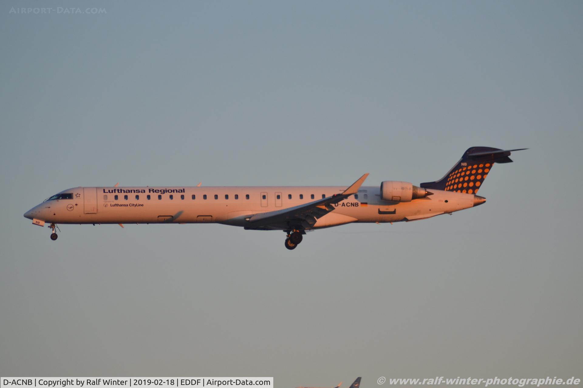 D-ACNB, 2009 Bombardier CRJ-900ER (CL-600-2D24) C/N 15230, Canadair CRJ-900 - CL CLH Lufthansa Regional 'Wermelskirchen' - 15230 - D-ACNB - 18.02.2019 - FRA