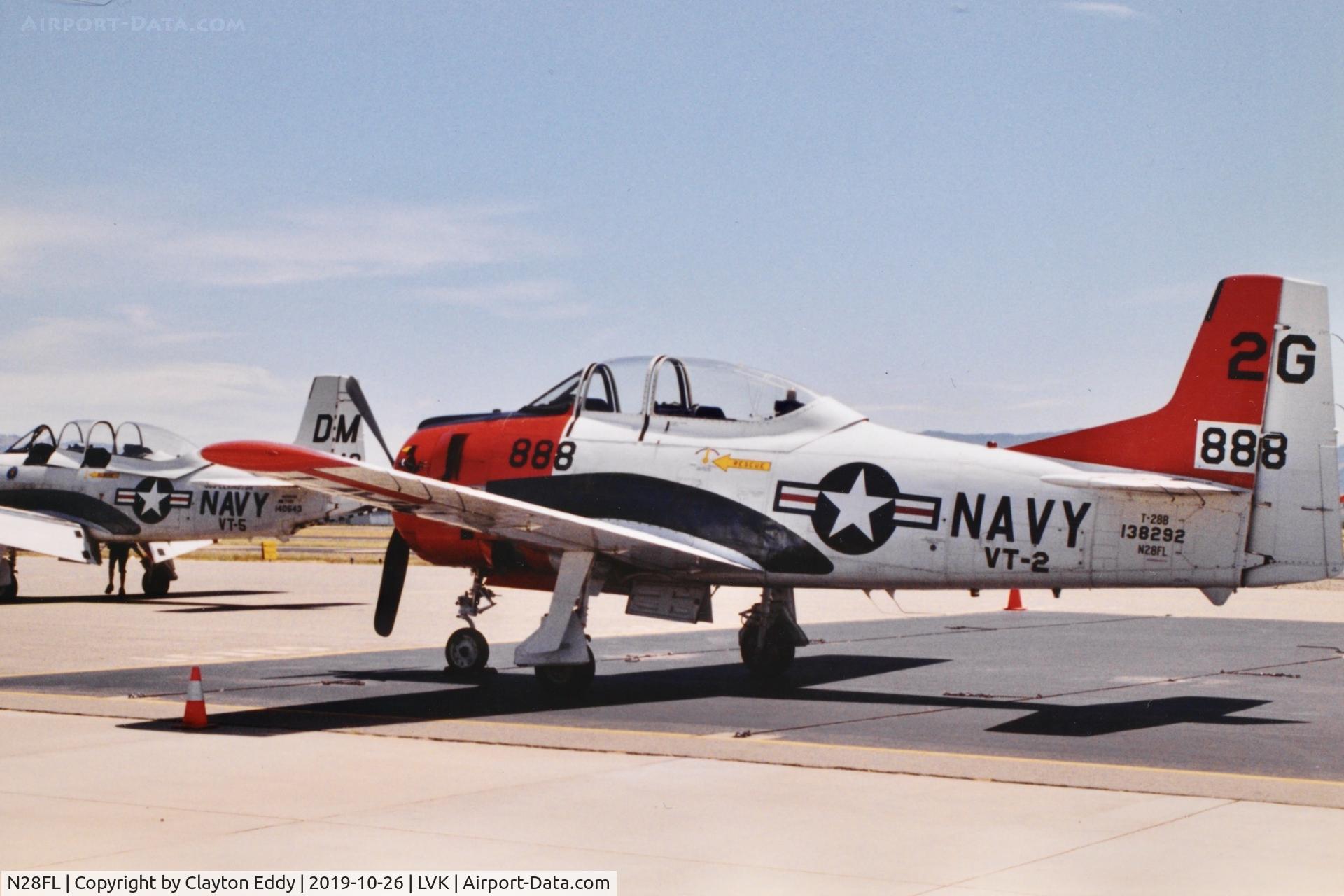 N28FL, 1955 North American T-28B Trojan C/N 200-363, Livermore airport California.