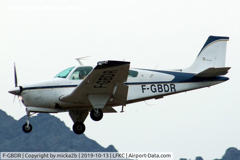 F-GBDR, Beech F33A Bonanza C/N CE-740, Landing