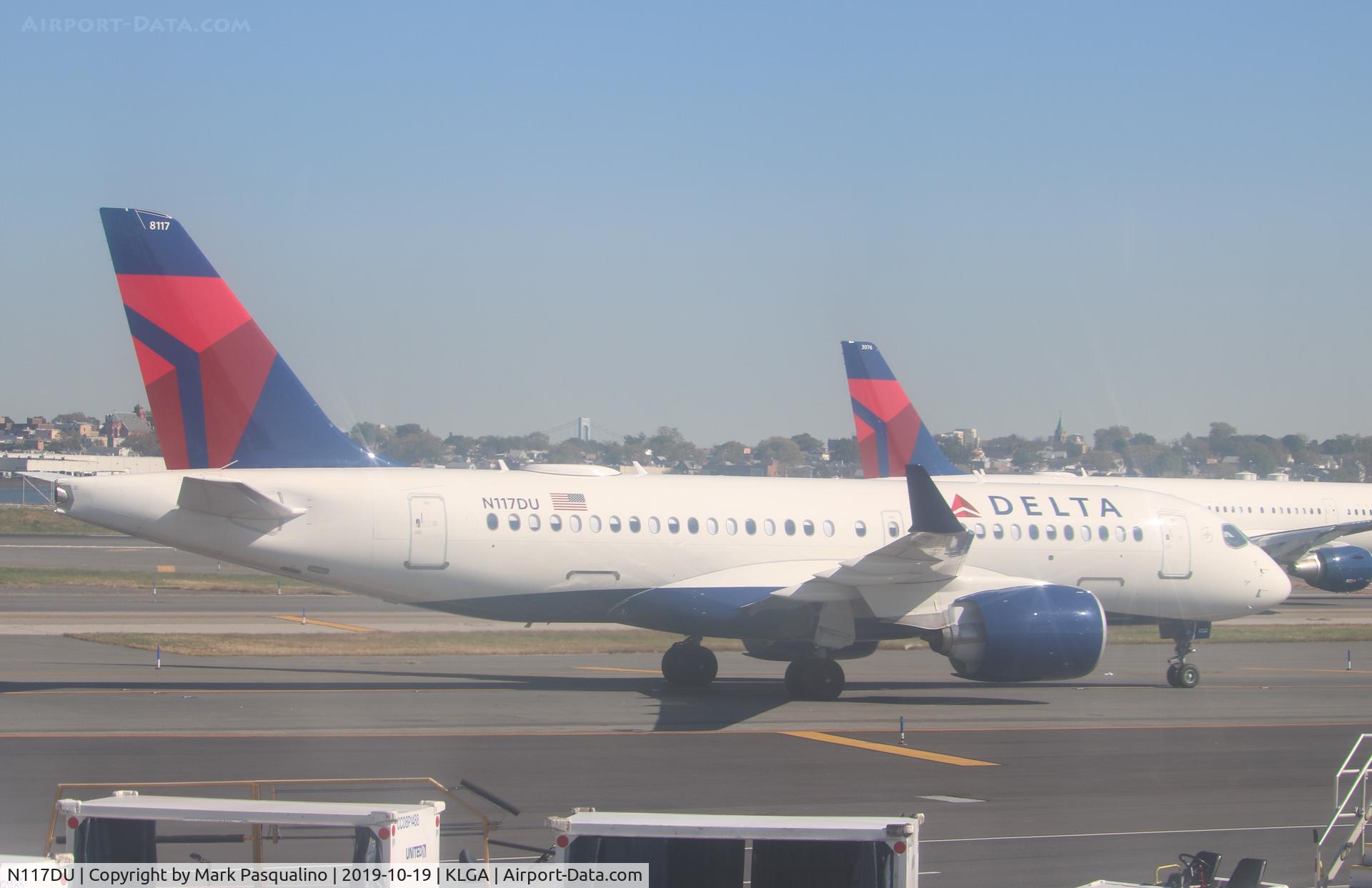 N117DU, 2019 Airbus A220-171 C/N 50036, Airbus A220-171
