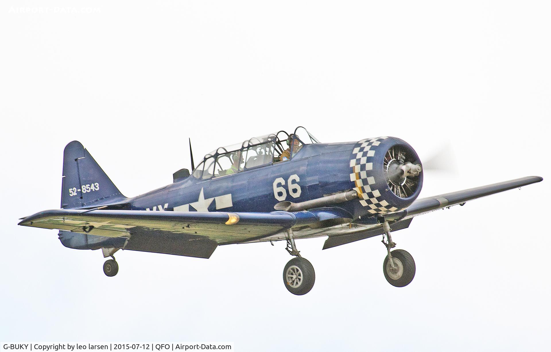 G-BUKY, 1952 Canadian Car & Foundry T-6H Harvard Mk.4M C/N CCF4-464, Duxford 12.7.2015